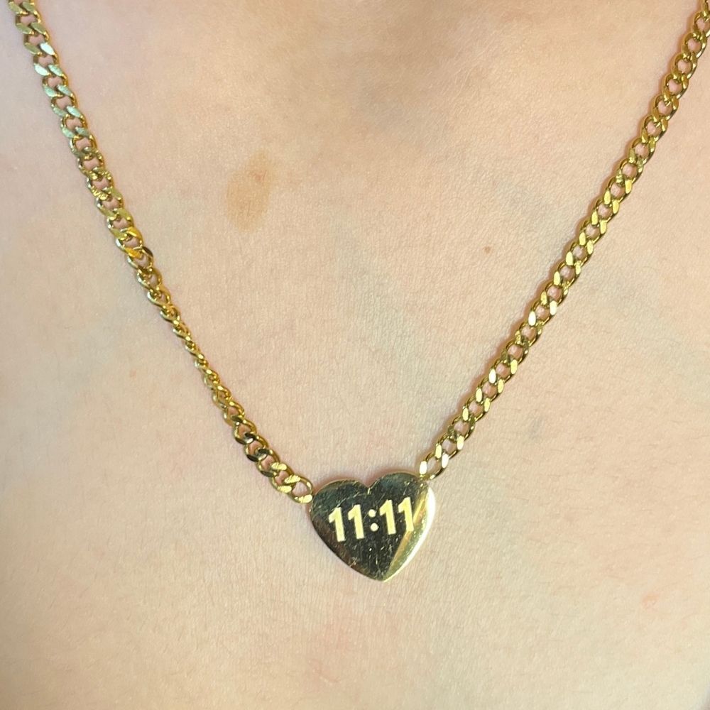 11:11 Necklace  - 18K Gold Plated
