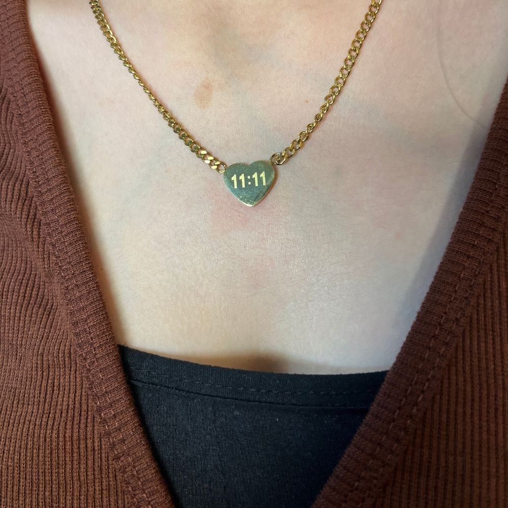 11:11 Necklace  - 18K Gold Plated
