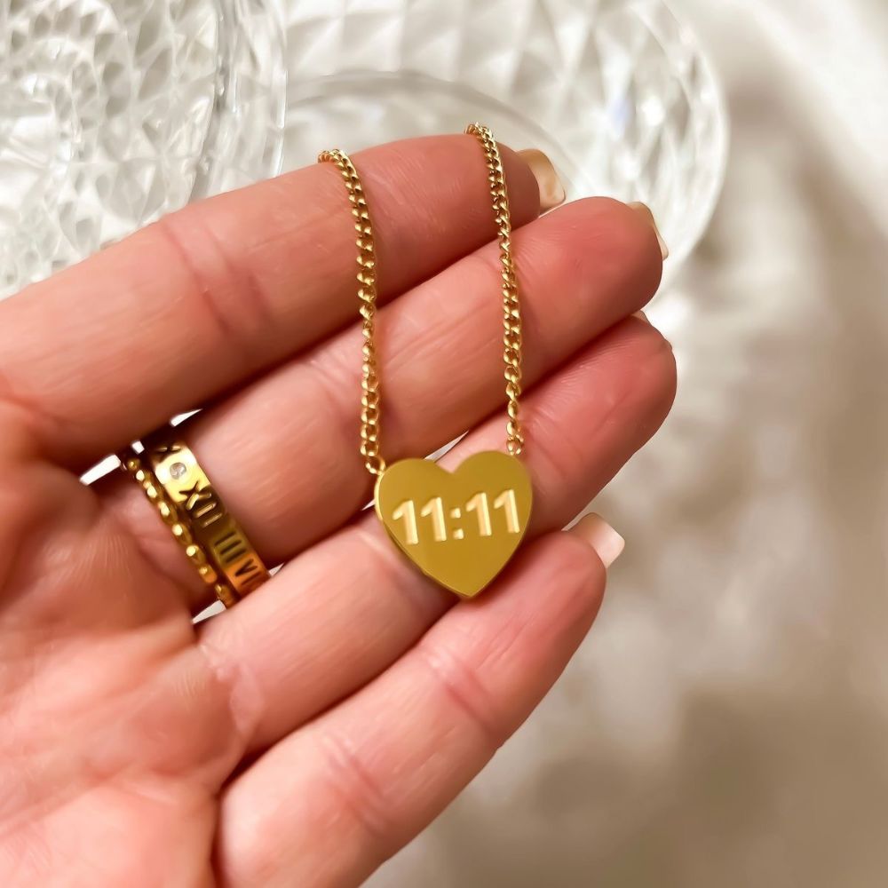 11:11 Necklace  - 18K Gold Plated